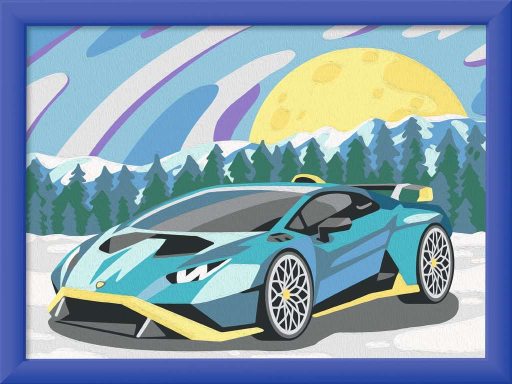 Ravensburger Spiel Blauer Lamborghini 
