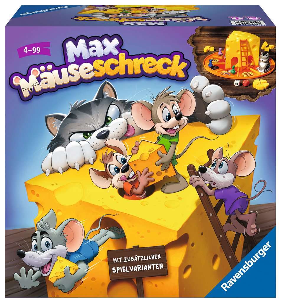 Ravensburger Spiel Max M&auml;useschreck 