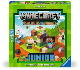 Ravensburger Spiel Minecraft Builders & Biomes Junior - Kinderspiel ab 5 Jahre 