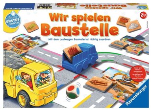 Ravensburger Spiel Wir spielen Baustelle - Spiele für Kleinkinder ab 2,5 Jahre 