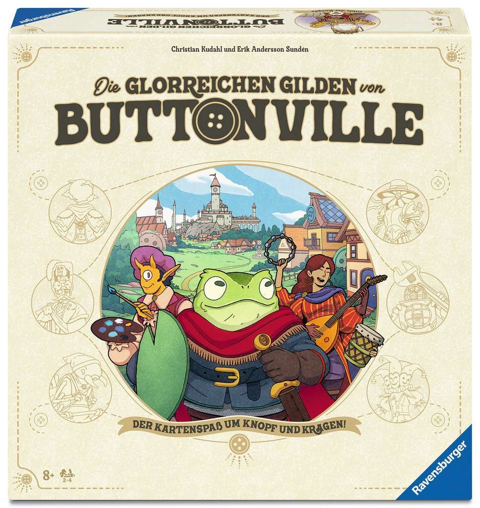 Ravensburger Spiel Die glorreichen Gilden von BUTTONVILLE 