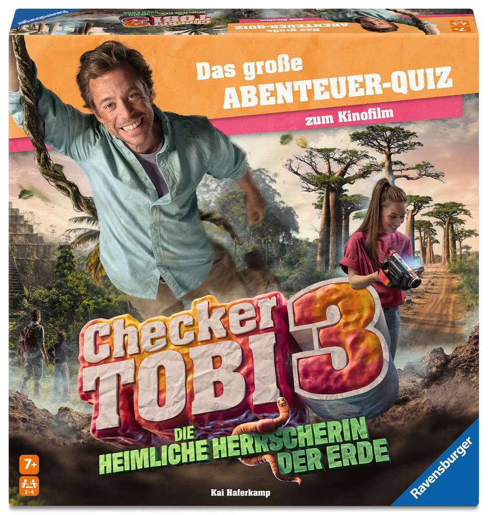 Ravensburger Spiel Checker Tobi - Das gro&szlig;e Abenteuer-Quiz 