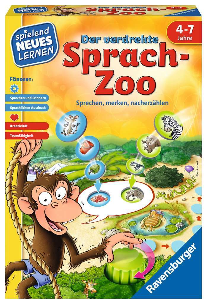 Ravensburger Spiel Der verdrehte Sprach-Zoo 