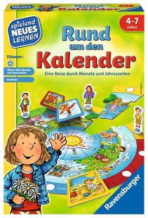 Ravensburger Spiel Rund um den Kalender - Kinderspiel ab 4 Jahre 