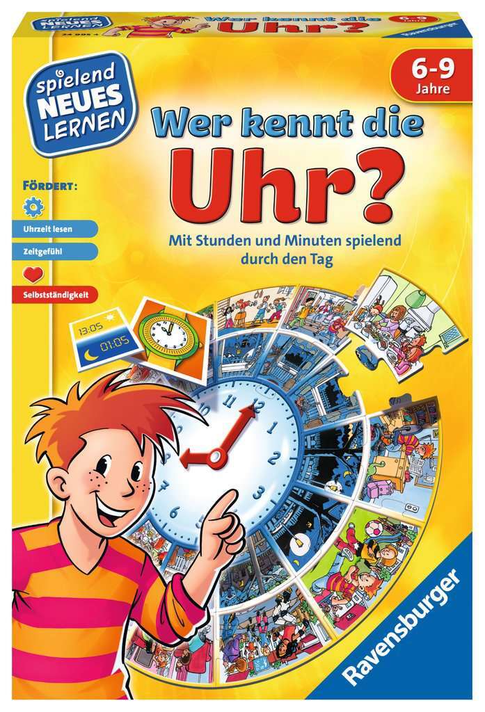 Ravensburger Spiel Wer kennt die Uhr? 