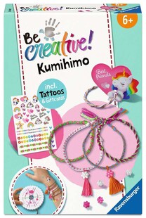 Ravensburger Spiel BeCreative Midi - Freundschaftsbändchen Kumihimo & Tattoos 