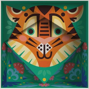 Ravensburger Spiel CreArt, Malen nach Zahlen Do it together - Tiger 