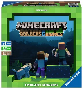 Ravensburger Spiel Minecraft: Builders & Biomes - Gesellschaftsspiel & Brettspiel ab 10 Jahre 