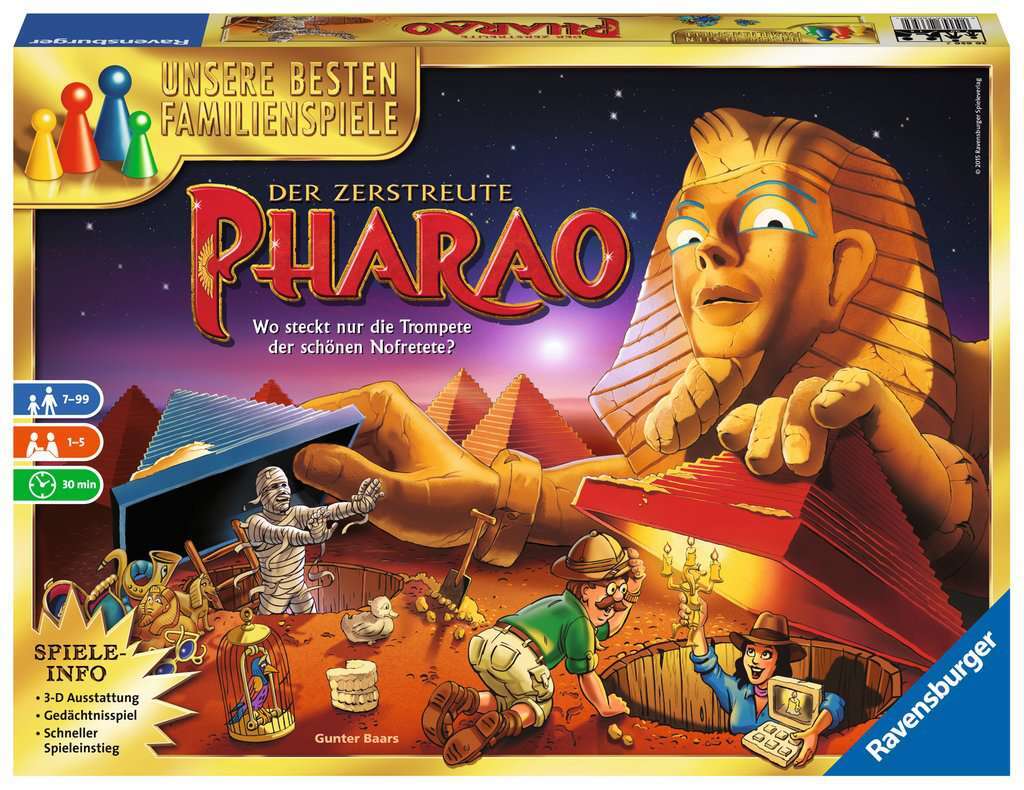 Ravensburger Spiel Der zerstreute Pharao 