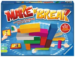 Ravensburger Spiel Make 'n' Break - Gesellschaftsspiel & Brettspiel ab 8 Jahre 