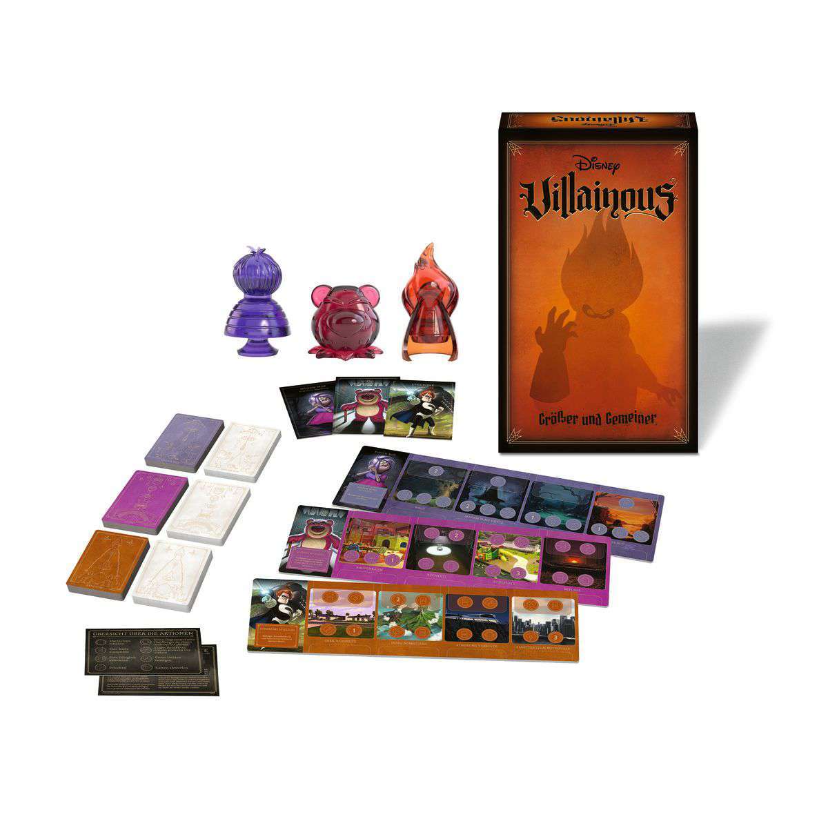 Ravensburger Spiel Disney Villainous: Gr&ouml;&szlig;er und Gemeiner 