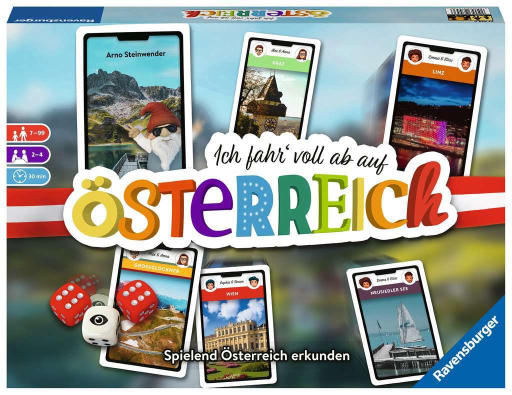 Ravensburger Spiel Ich fahr&rsquo; voll ab auf &Ouml;sterreich 
