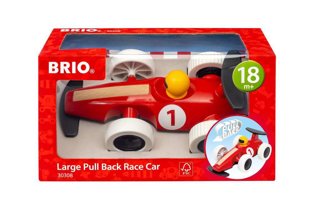 BRIO Spiel Gro&szlig;er Rennwagen mit R&uuml;ckziehmotor 