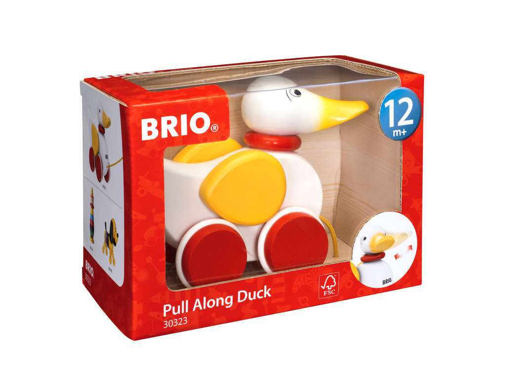 BRIO Spiel Nachziehente, wei&szlig; 