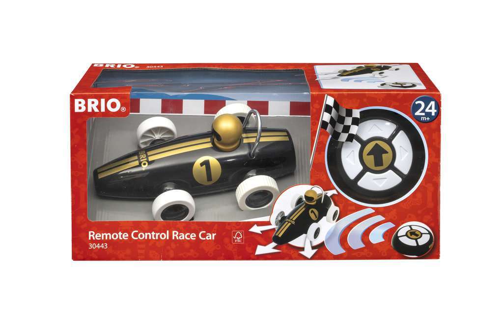 BRIO Spiel RC Rennwagen Schwarz/Gold 