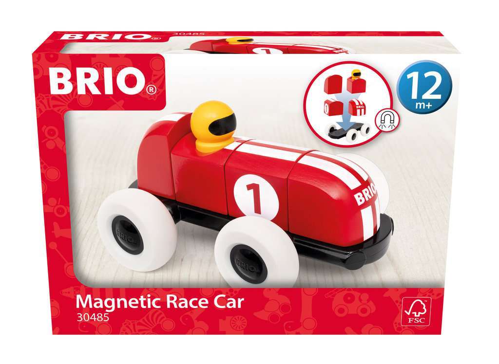 BRIO Spiel Rennwagen aus magnetischen Bausteinen 