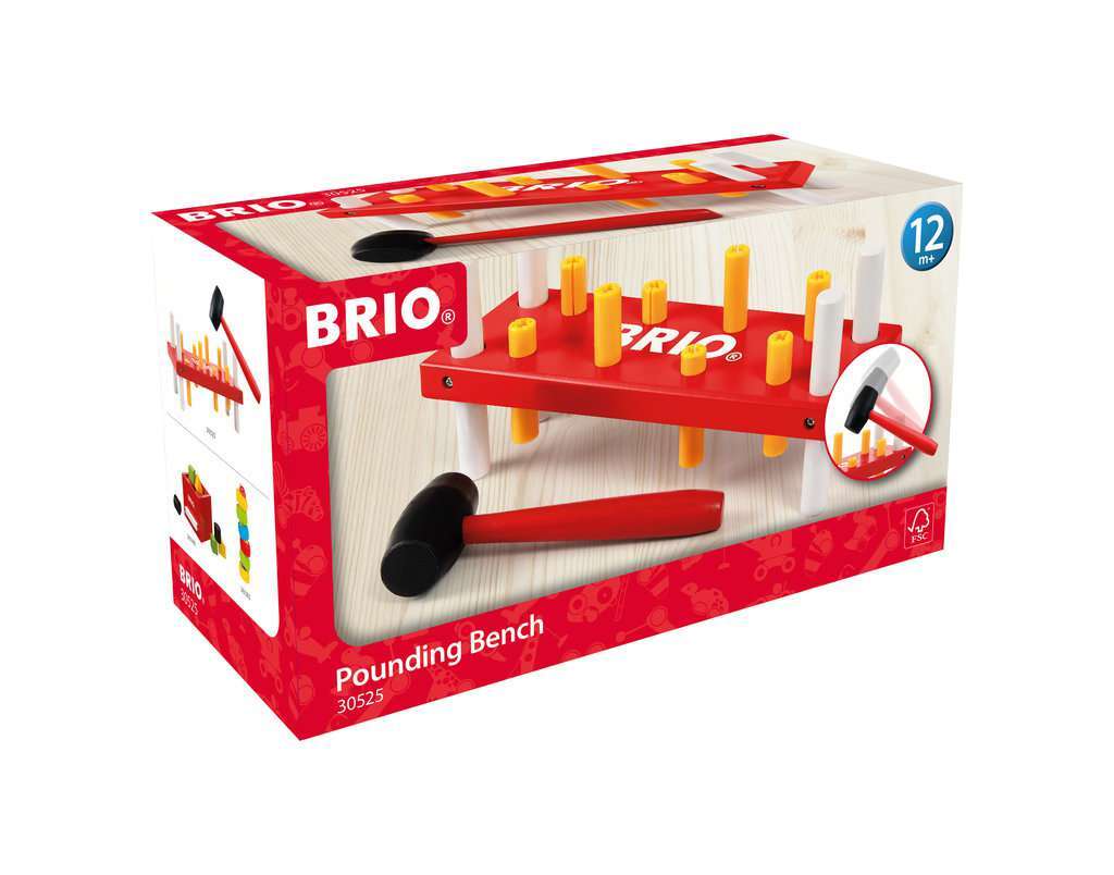 BRIO Spiel Rote Klopfbank 