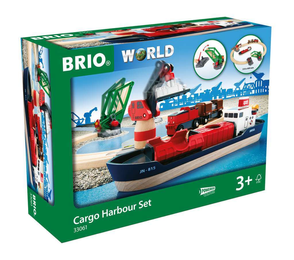 BRIO Spiel Container Hafen Set 