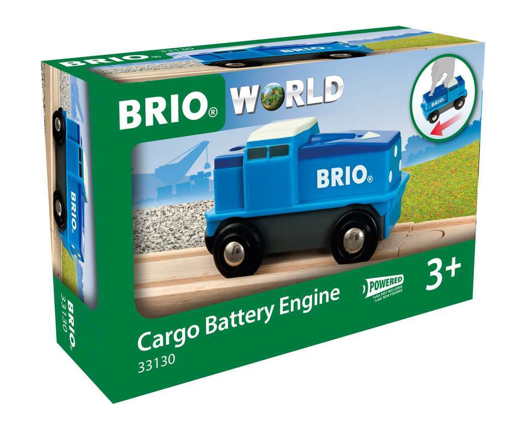BRIO Spiel Blaue Batterie Frachtlok 