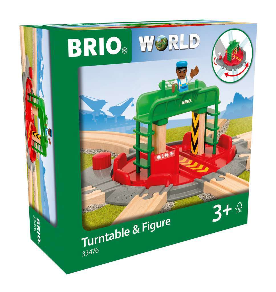 BRIO Spiel Lok-Drehscheibe mit Kontrollbr&uuml;cke 