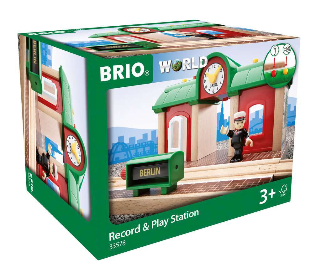 BRIO Spiel Sprechender Bahnhof 