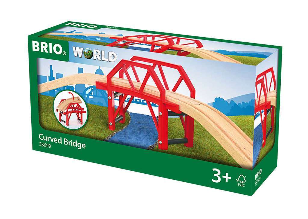 BRIO Spiel Bahnbr&uuml;cke mit Auffahrten 