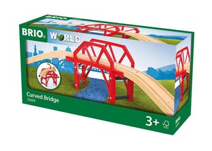 BRIO Spiel BRIO World - Bahnbrücke mit Auffahrten 