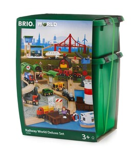 BRIO Spiel BRIO World - Großes Premium Set in Kunststoffboxen 