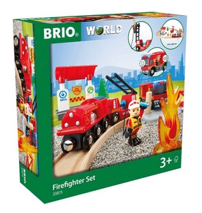 BRIO Spiel BRIO World - Bahn Feuerwehr Set 