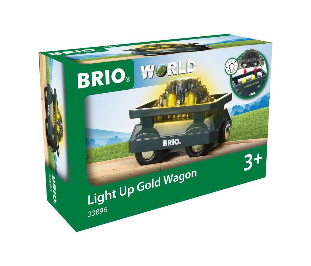 BRIO Spiel Goldwaggon mit Licht 