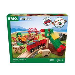 BRIO Spiel BRIO World - Großes Bahn Bauernhof-Set 