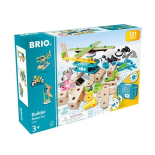 BRIO Spiel BRIO Builder - Motor-Konstruktionsset, 120 Teile 