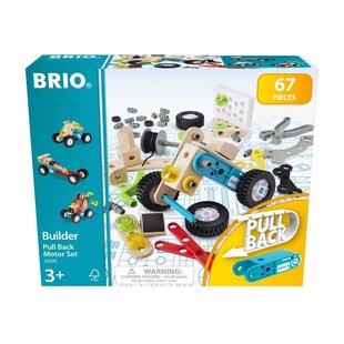 BRIO Spiel BRIO Builder - Nachziehmotor-Konstruktionsset 