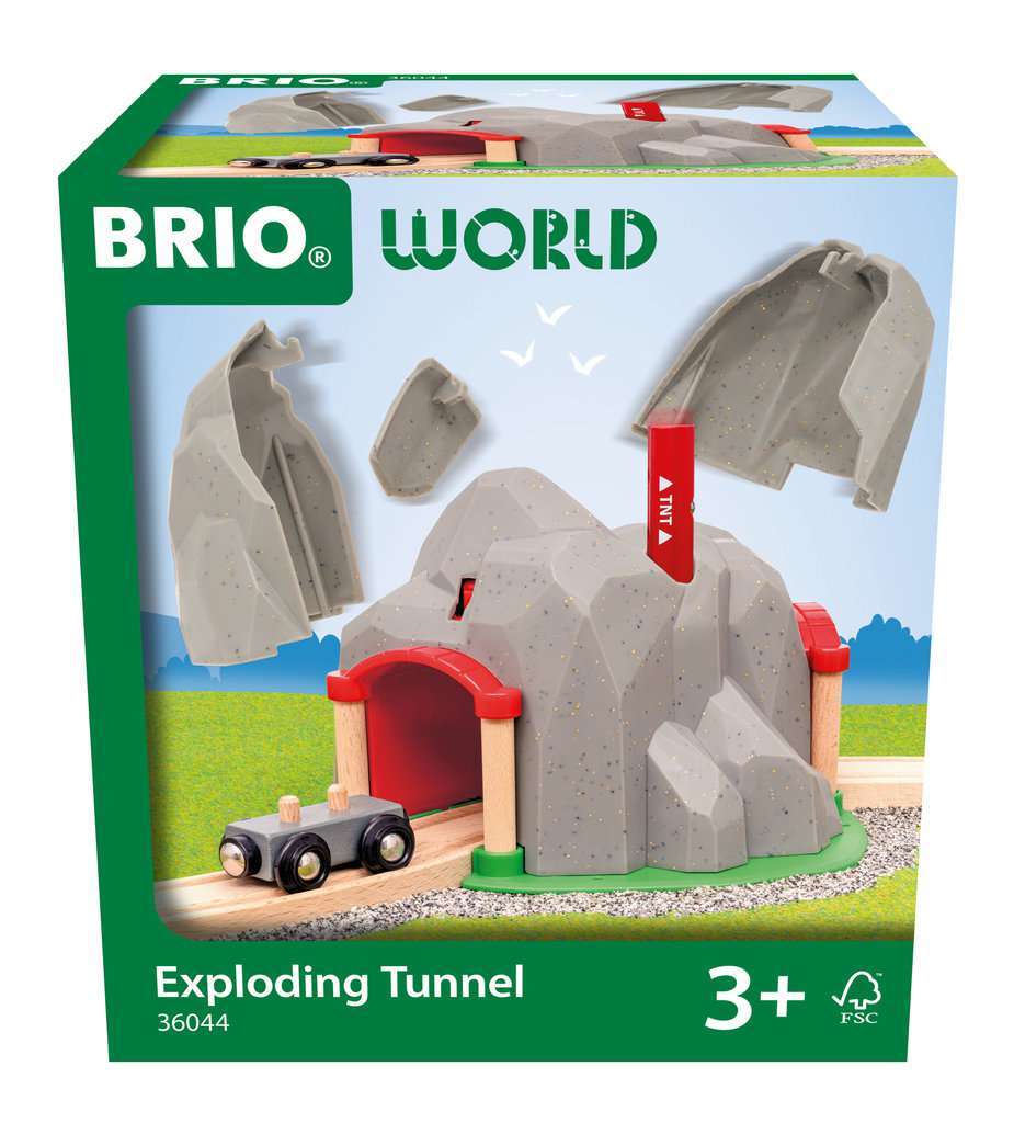 BRIO Spiel Tunnel mit Sprengfunktion 