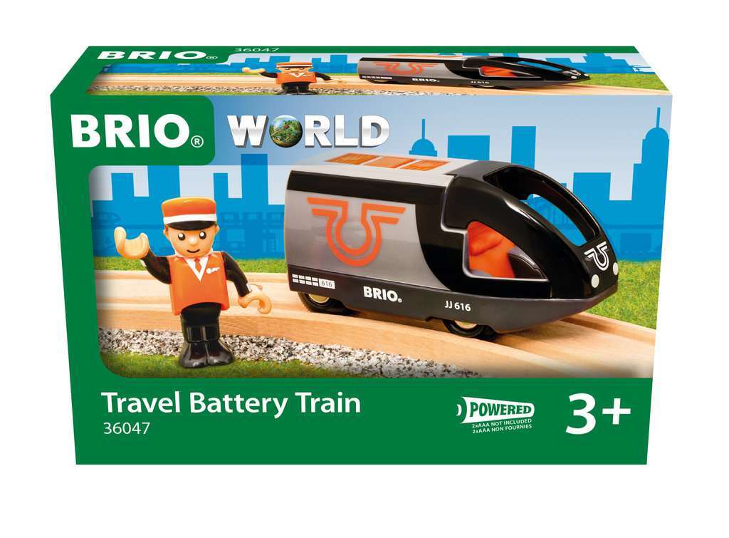 BRIO Spiel Orange-schwarzer Reisezug 