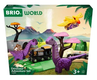 BRIO Spiel BRIO World - Dinosaurier Abenteuer-Set 