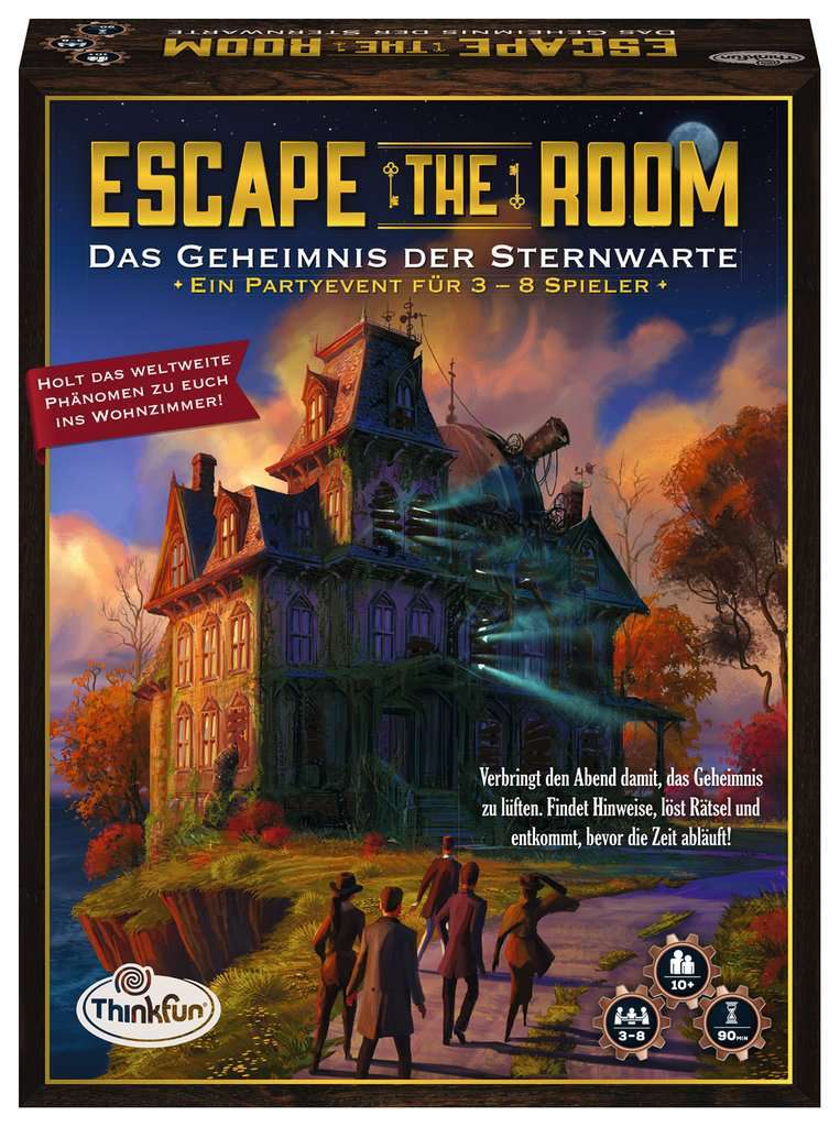 Thinkfun Spiel Escape the Room: Das Geheimnis der Sternwarte 