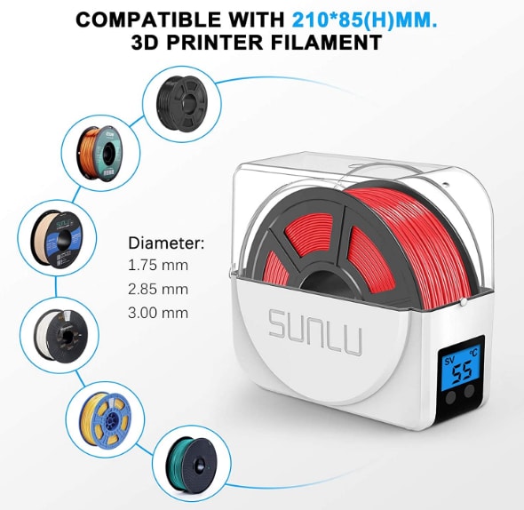 SUNLU S1 Plus Filamenttrockner 