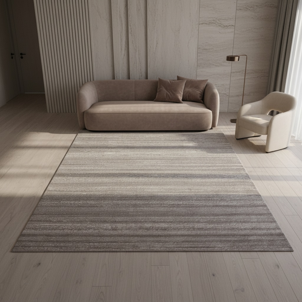 Teppich Kurzflor INN in Beige, einfarbig, 200 x 290 cm