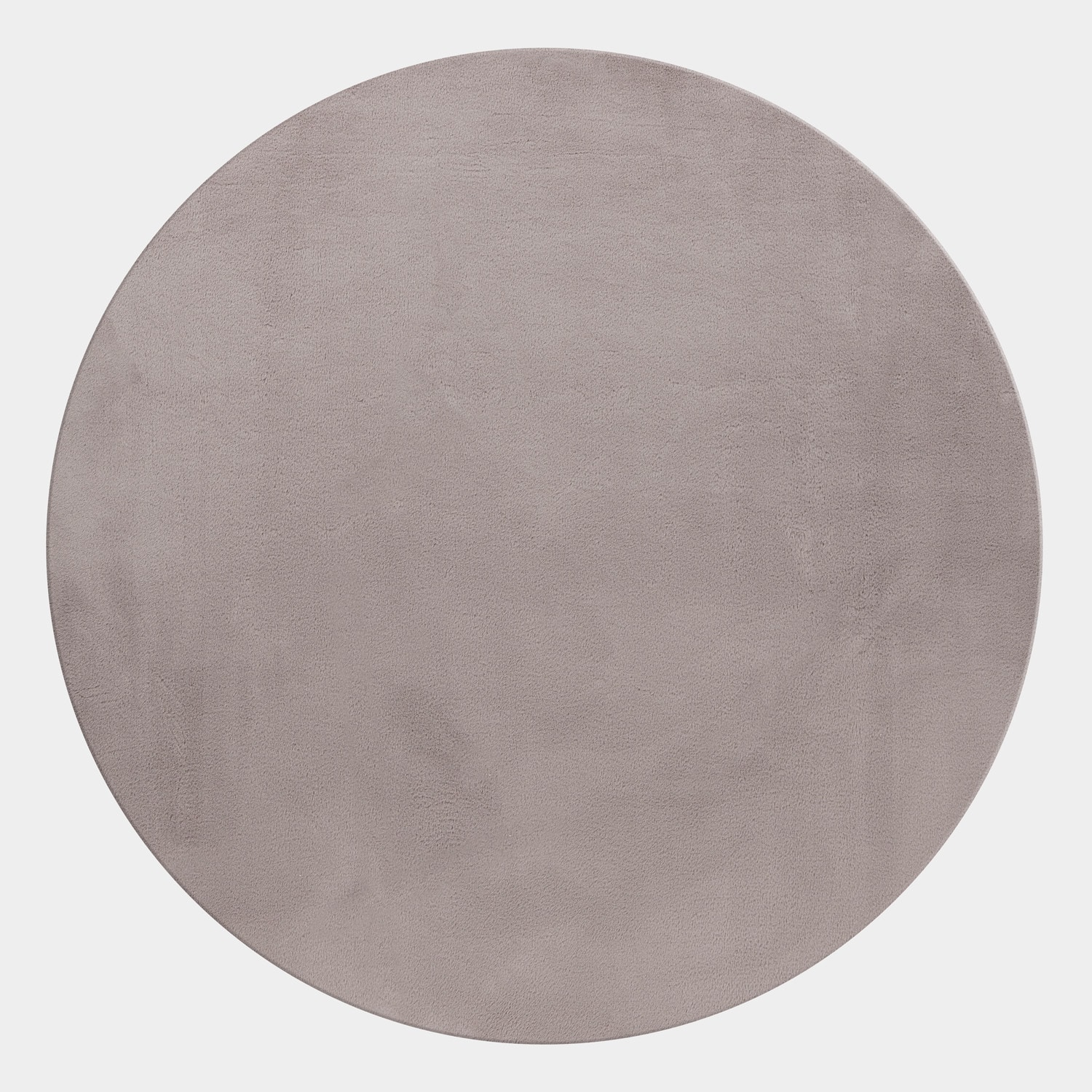 Teppich Kurzflor Waschbar NECKAR in Beige, einfarbig, Ø 200 cm