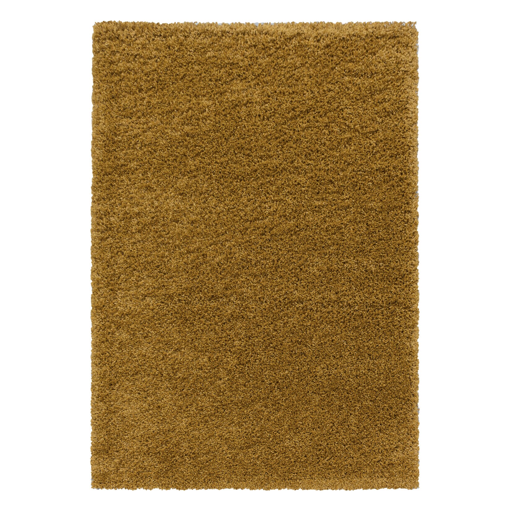 Teppich Hochflor SPREE in Gold, einfarbig, 100 x 200 cm