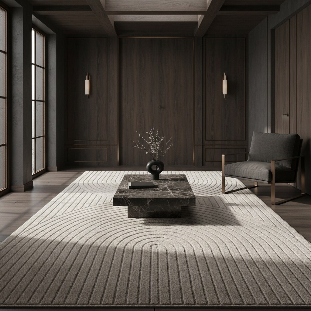 Teppich Outdoor ENGADIN in Creme, im Skandi-Stil mit 3D-Design, 240 x 340 cm