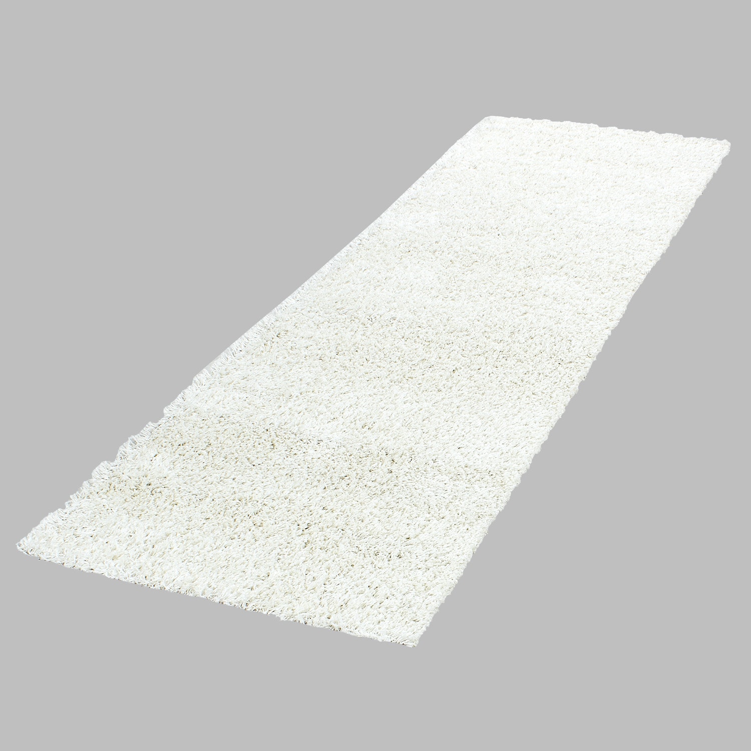 Hochflorteppich RHEIN, einfarbig, Creme, 80 x 250 cm