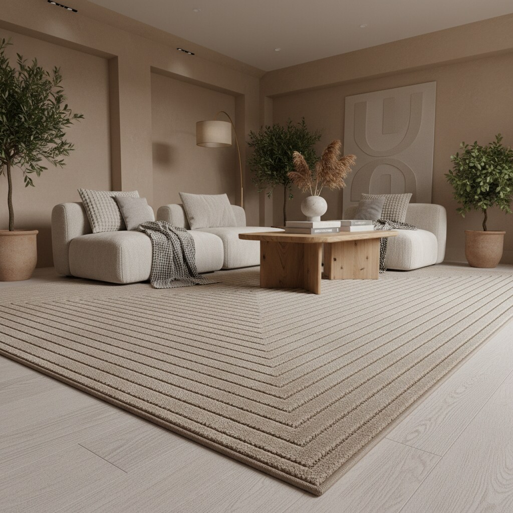 Teppich Outdoor Outdoor Beige 280x370 cm - ENGADIN | Kadima Design 