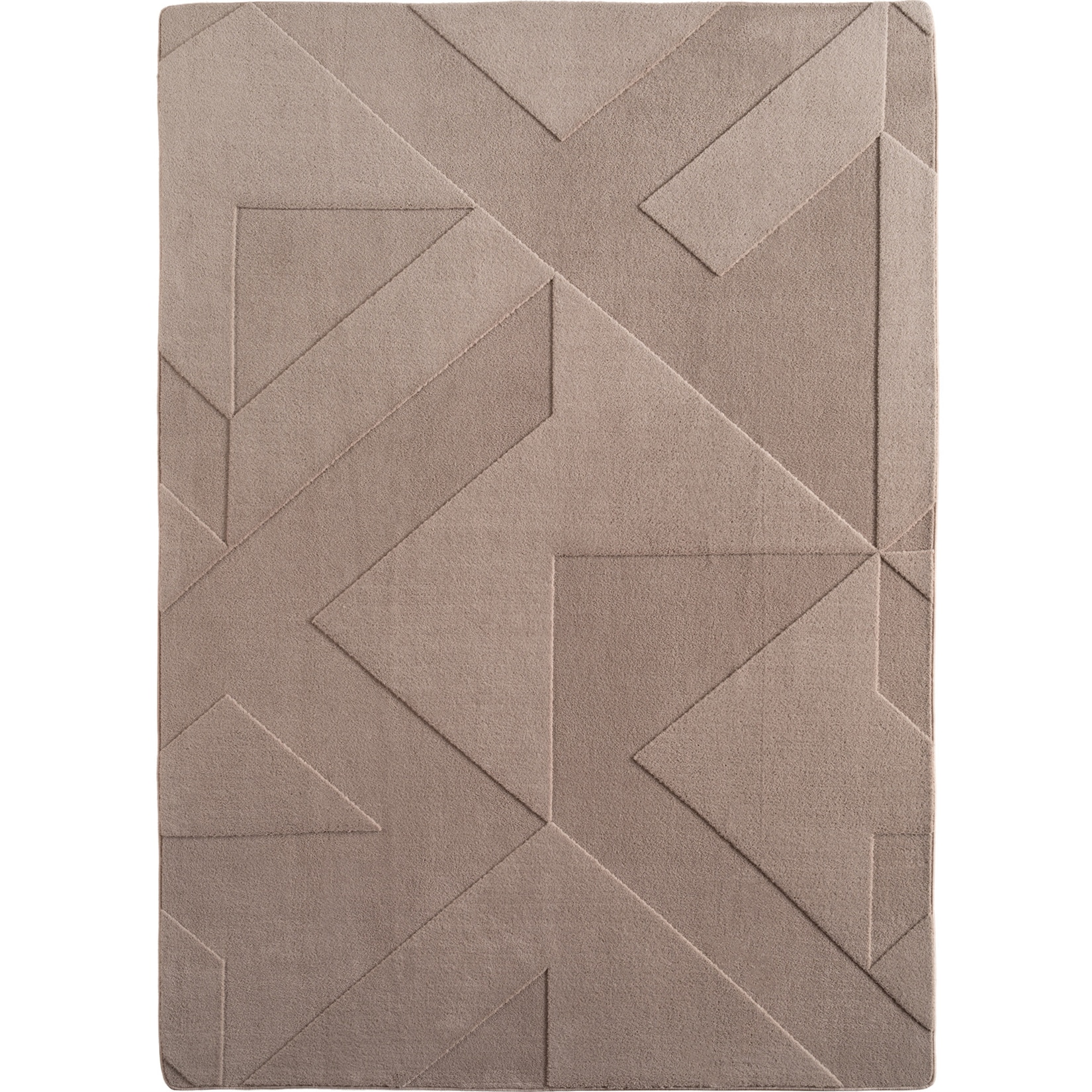 Kurzflorteppich Waschbar LAVAREDO, geometrisch, Beige, 240 x 340 cm