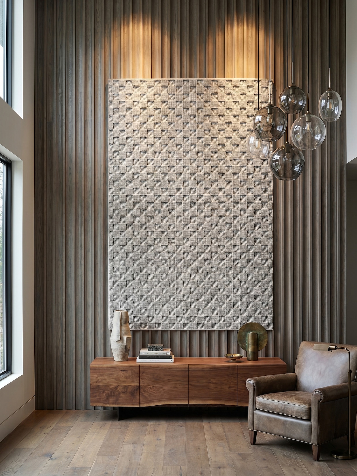 Flachgewebe-Teppich Schachbrett Silber 120x170 cm Schachbrett