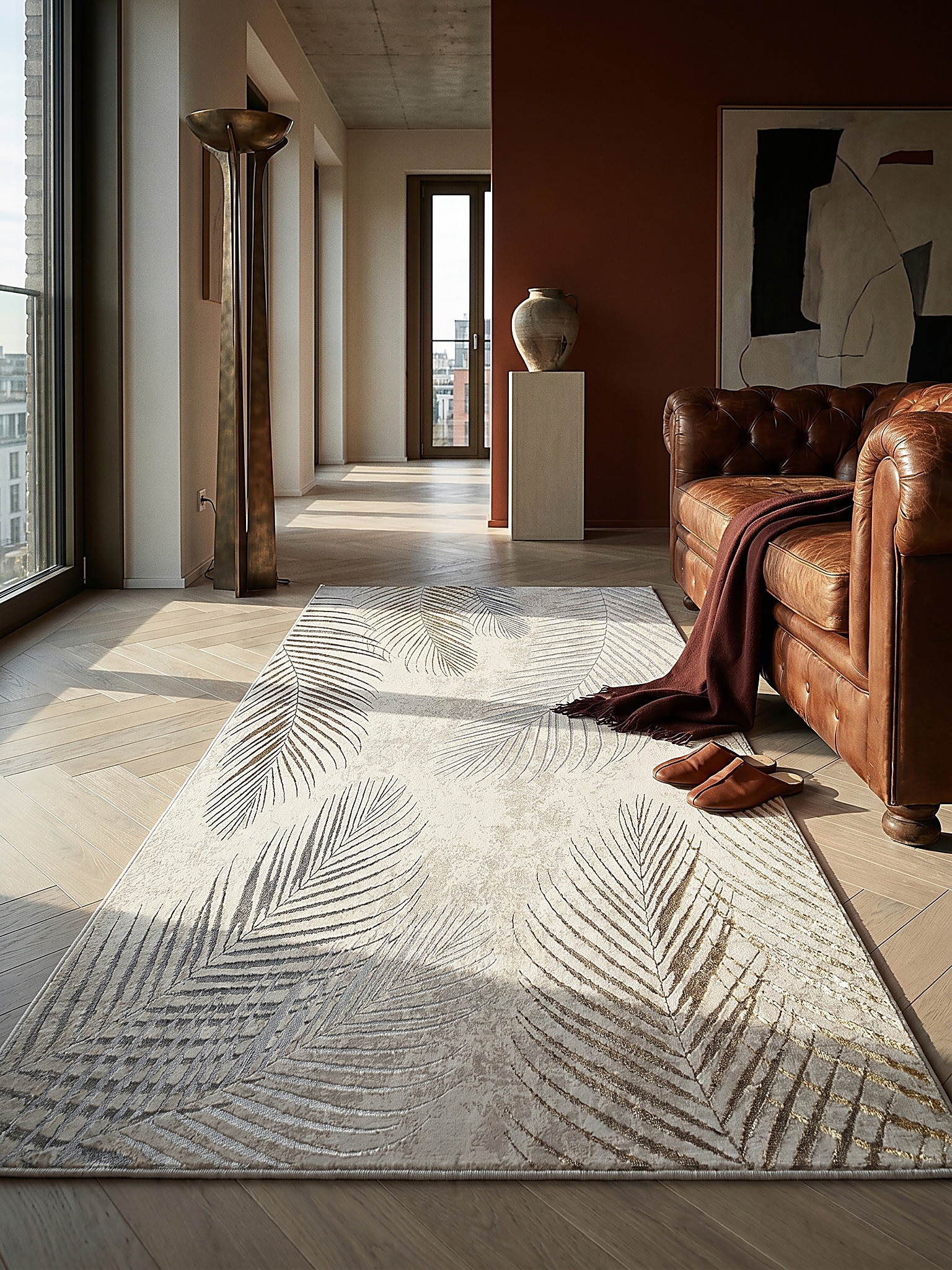 L&auml;ufer Kurzflor Creme 80x150 cm - KAVALA | Kadima Design 