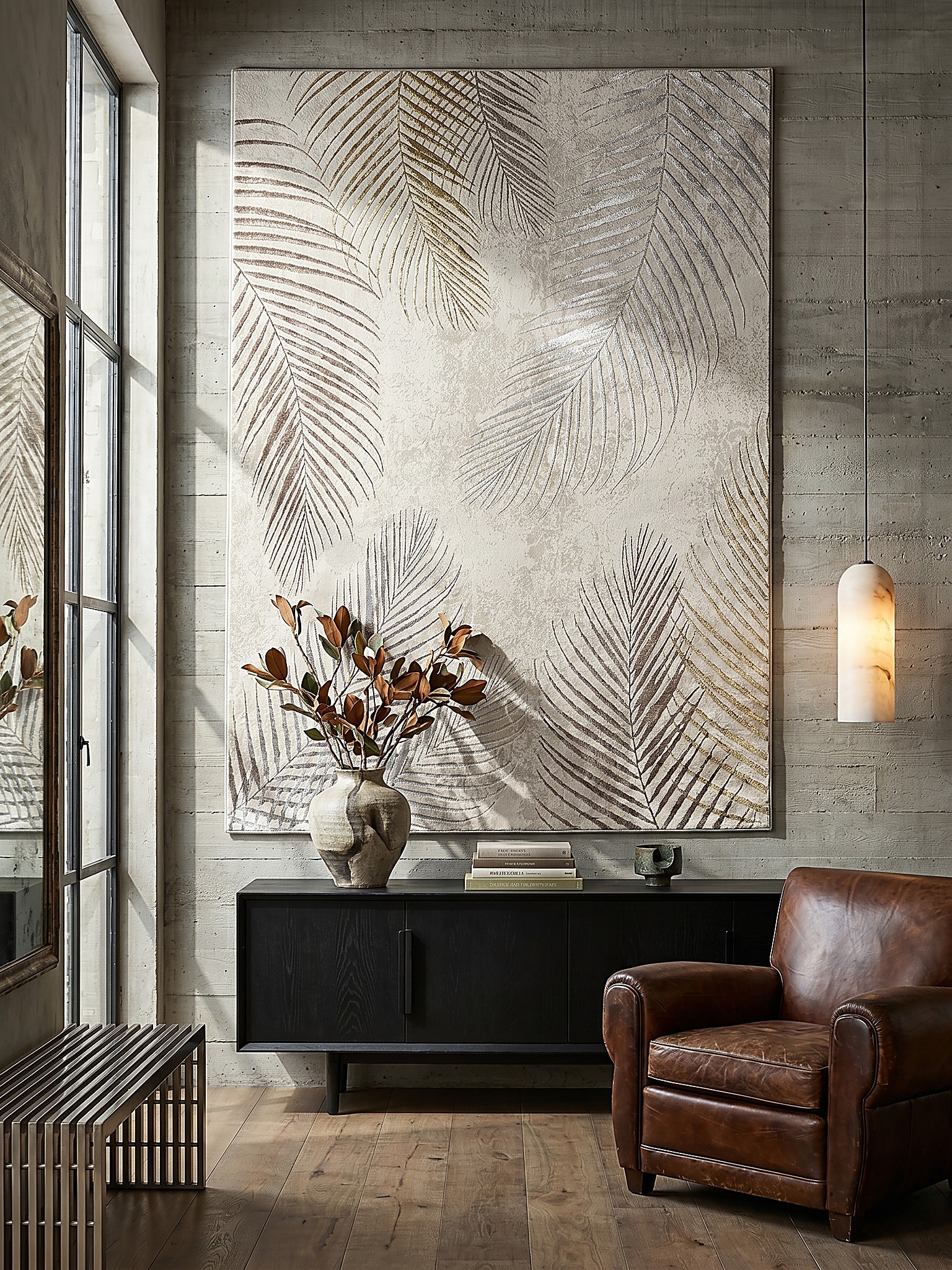 Teppich Kurzflor Creme 140x200 cm - KAVALA | Kadima Design 