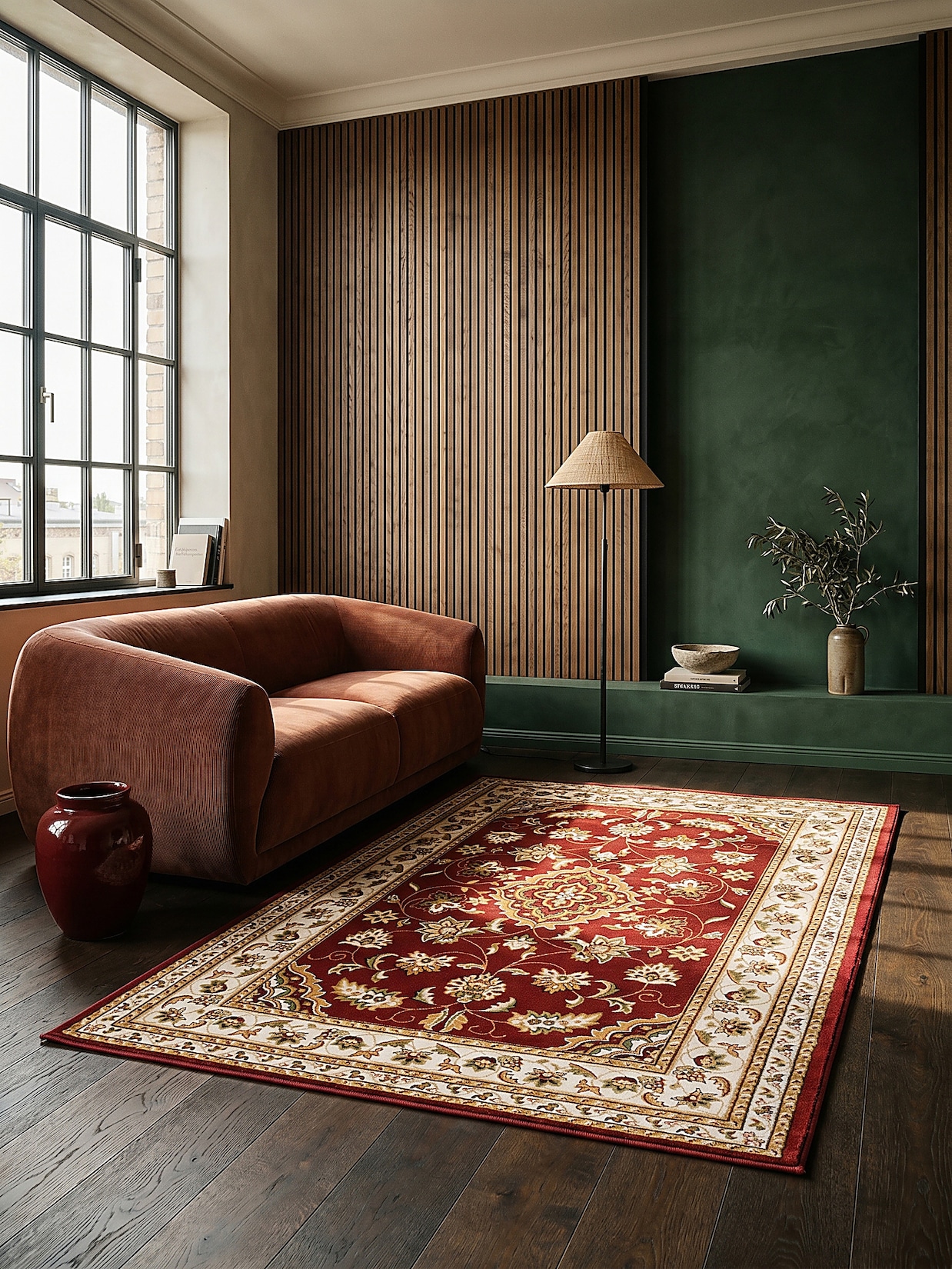 Teppich Orient Rot 120 x 170 cm - GLAZERT Kadima Design