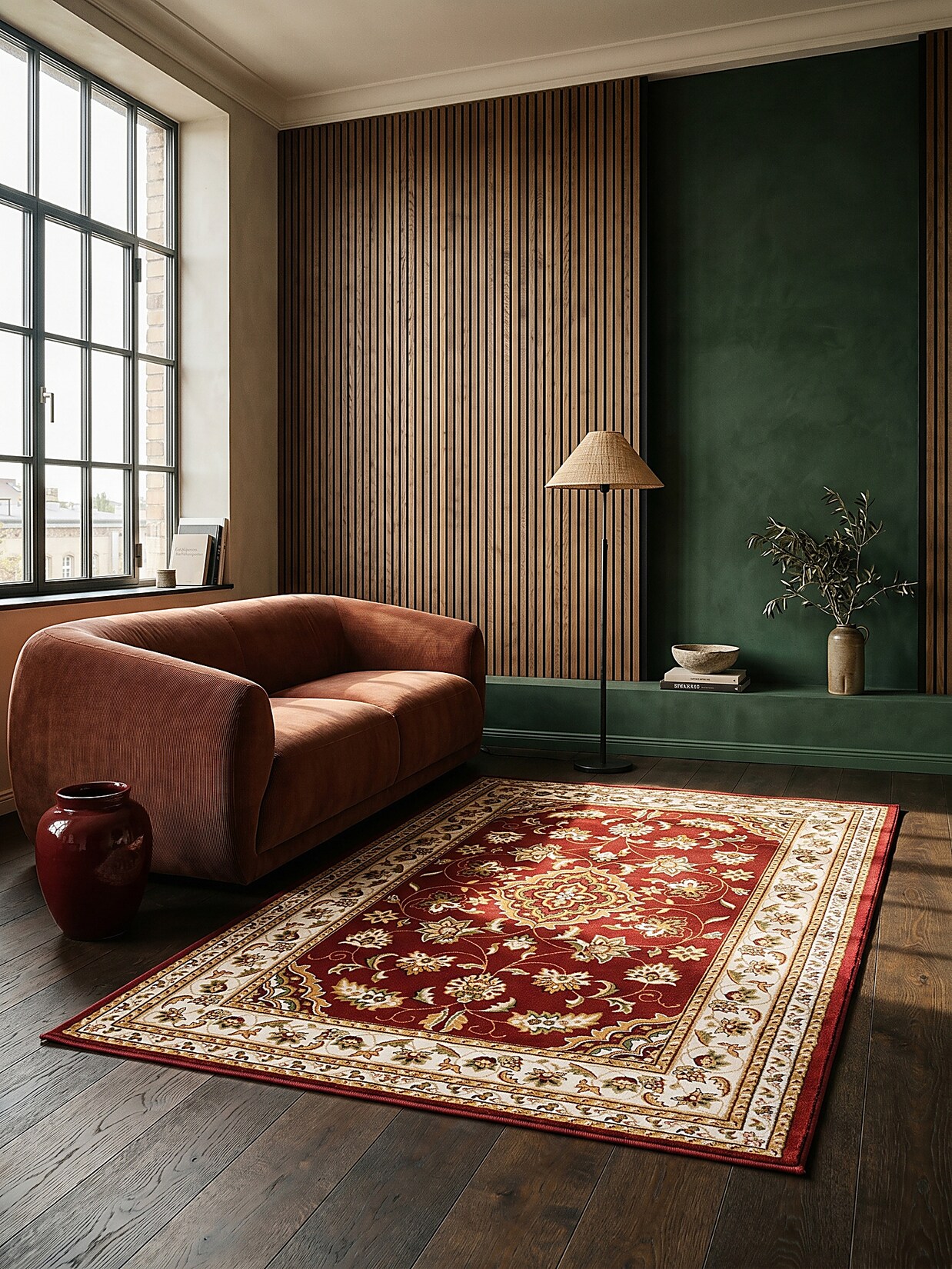 Teppich Orient Rot 160 x 230 cm - GLAZERT Kadima Design